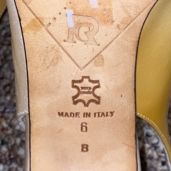 VINTAGE Roberto Capucci heeled leather shoes Size 6 - Picture 6 of 11